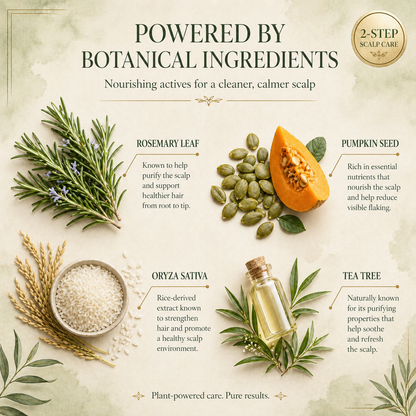Anti Dandruff Bundle | Rosemary & Pumpkin Seed Oil