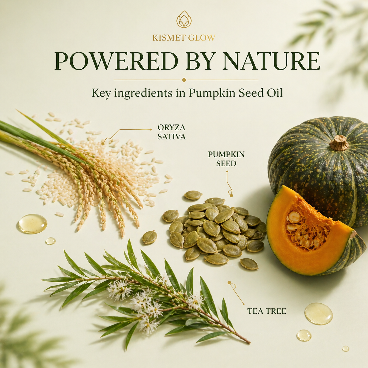 Organic Pumpkin Seed hair Oil 30 ml | Best Top Gain Oil