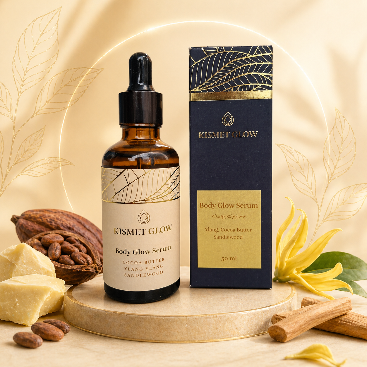 Body Glow Serum | 50 ml | Ylang, Cocoa Butter