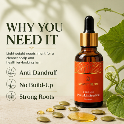 Organic Pumpkin Seed hair Oil 30 ml | Best Top Gain Oil