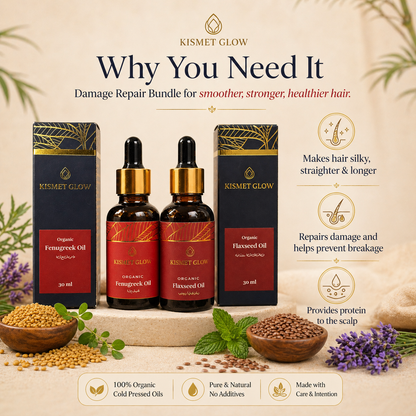 Damage Repair Bundle | Flaxseed & Fenugreek Oil