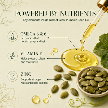 Organic Pumpkin Seed hair Oil 30 ml | Best Top Gain Oil