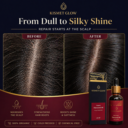 Organic Flaxseed Hair Oil | 30 ml