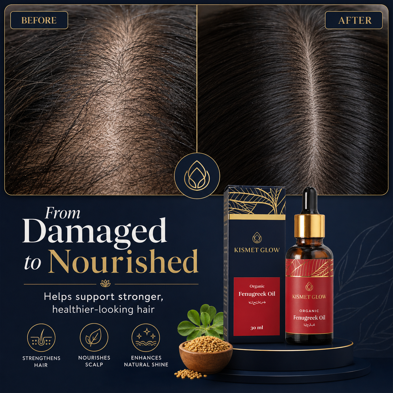 Fenugreek Damage Repair Oil | 30 ml