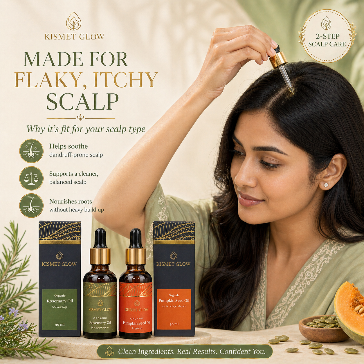 Anti Dandruff Bundle | Rosemary & Pumpkin Seed Oil