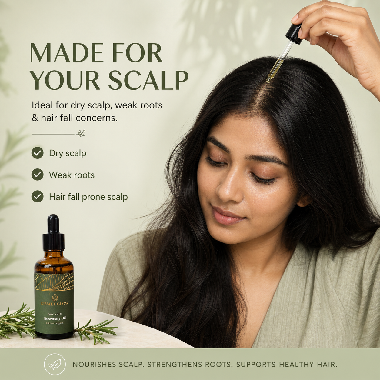 Organic Rosemary Oil | Natural Hair Growth Solution