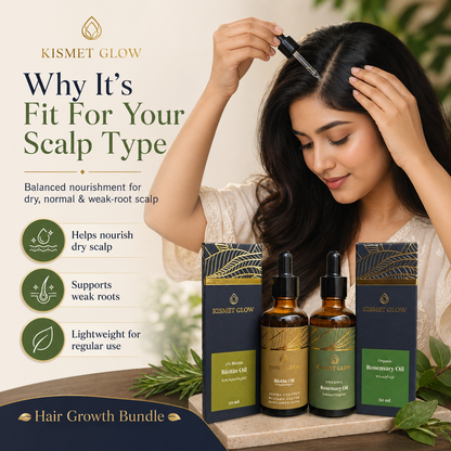 Hair Growth Bundle | Biotin Oil | Rosemary Oil