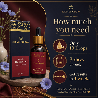 Organic Flaxseed Hair Oil | 30 ml