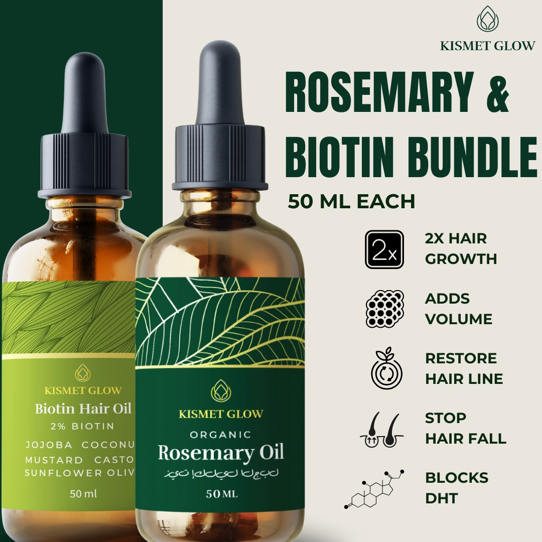 Hair Growth Bundle | Biotin & Rosemary Oil
